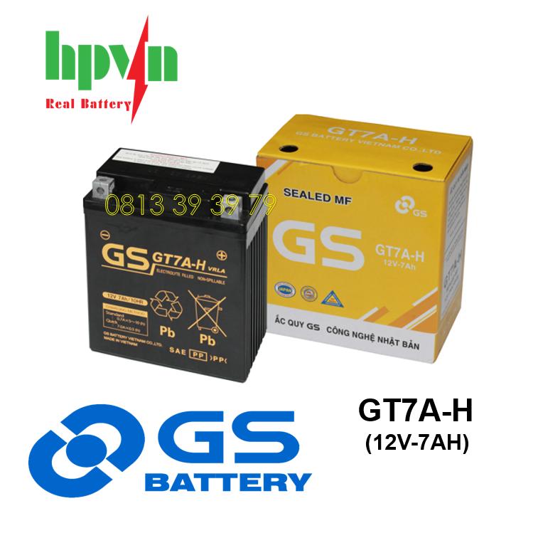 Ắc Quy GS GT7A-H (12V-7AH)