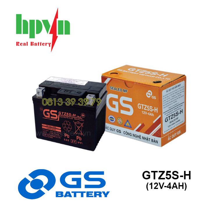 Ắc Quy GS GTZ5S-H (12V-4AH)