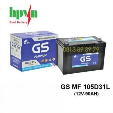 ẮC QUY GS MF 105D31L (12V-90AH)
