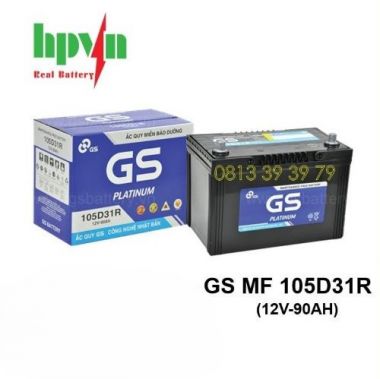 ẮC QUY GS MF 105D31R (12V-90AH)