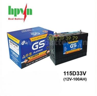 ẮC QUY GS 115D33V (12V-100AH)