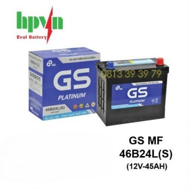 ẮC QUY GS 46B24L(S) (12V-45Ah) Chính Hãng