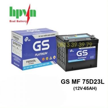 Ắc Quy GS 12V 65Ah 75D23L Chính Hãng