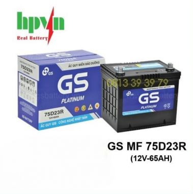 ẮC QUY GS 75D23R (12V-65AH)