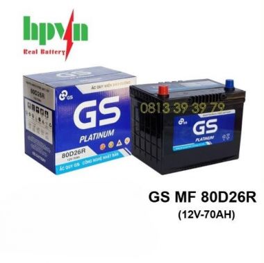 ẮC QUY GS 80D26R (12V-70AH)
