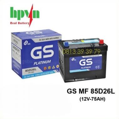 ẮC QUY GS 85D26L (12V-75AH)