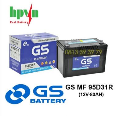 ẮC QUY GS 95D31R (12V-80AH)