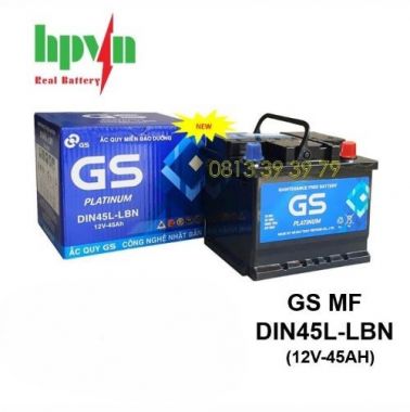 ẮC QUY GS DIN45L-LBN (12V-45AH)