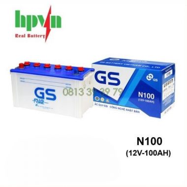 ẮC QUY GS N100 (12V-100AH)