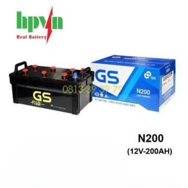 ẮC QUY GS N200 (12V-200AH)