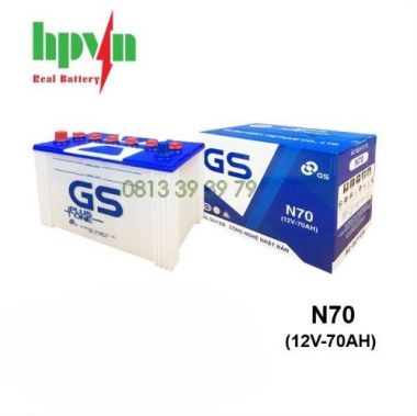ẮC QUY GS N70 (12V-70AH)