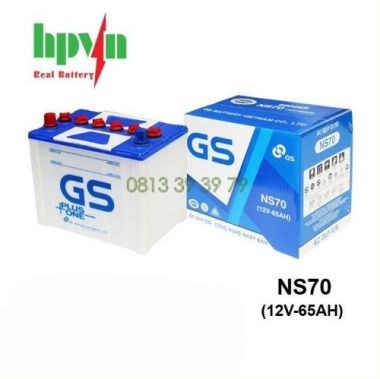 ẮC QUY GS NS70 (12V-65AH)