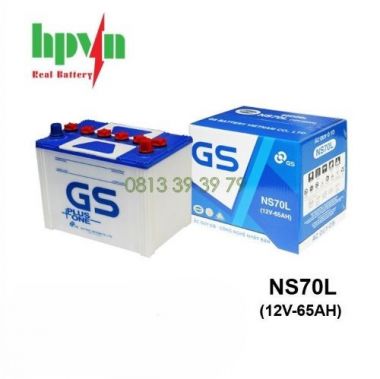 ẮC QUY GS NS70L (12V-65AH)