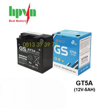 Ắc Quy GS GT5A (12V-5AH)