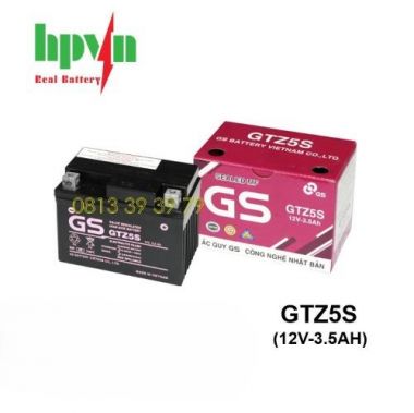 Ắc Quy GS GTZ5S (12V-3.5AH)