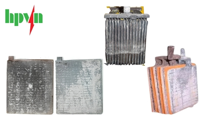 Bản cực ắc quy bị sunfat hóa, bị chai