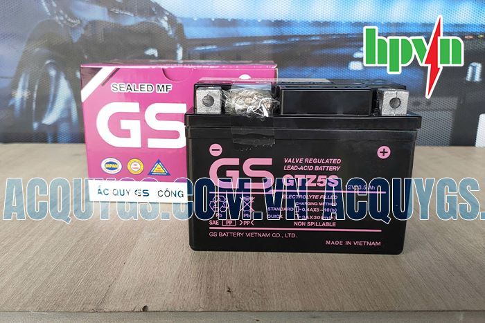 Bình ắc quy GS GTZ5S 12V 3.5Ah