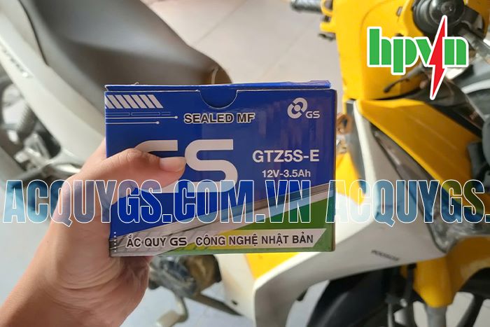 Bình ắc quy GS GTZ5S-E sử dụng cho xe gì