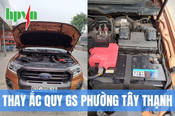 Dịch Vụ Thay Bình Ắc Quy Ô Tô GS Chính Hãng Tại Phường Tây Thạnh