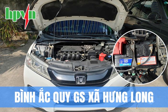 Thay Bình Ắc Quy Ô Tô GS Tại Xã Hưng Long Chính Hãng