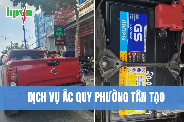 Dịch Vụ Thay Ắc Quy GS Phường Tân Tạo Nhanh Chóng, Giá Cả Minh Bạch