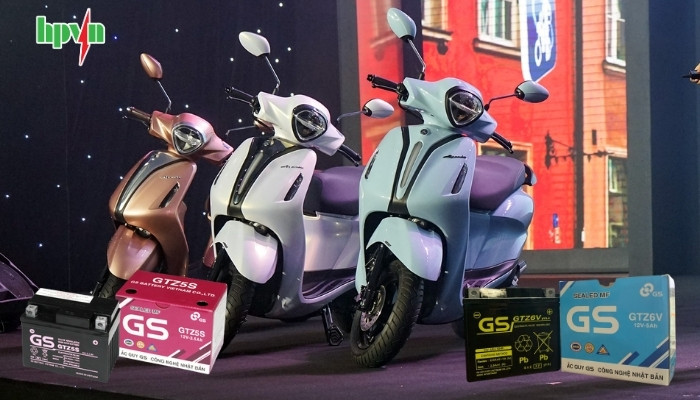 Bình ắc quy xe Grande