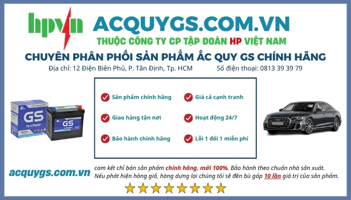 Đại lý ắc quy GS chính hãng acquygs.com.vn