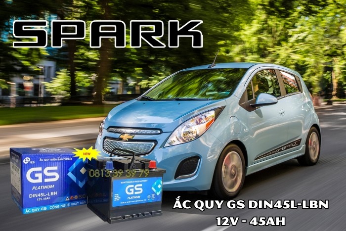 Ắc Quy Xe Chevrolet Spark Chính Hãng, Giá Cạnh Tranh