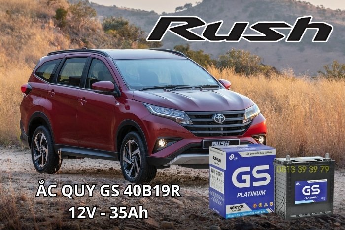 Bình Ắc Quy Chuẩn Cho Xe Toyota Rush Các Đời