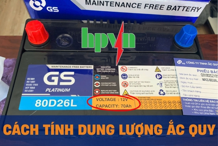 Cách Tính Dung Lượng Bình Ắc Quy Hiệu Quả Nhất Cho Hệ Thống Điện