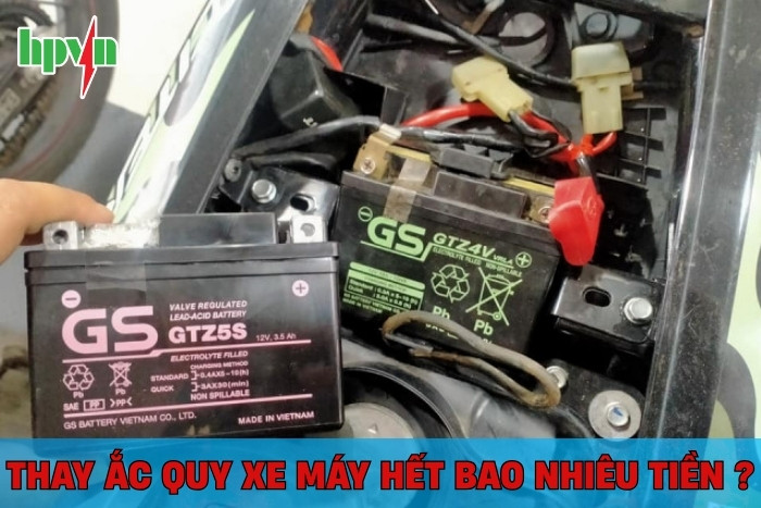 Chi Phí Thay Ắc Quy Xe Máy Hết Bao Nhiêu Tiền?