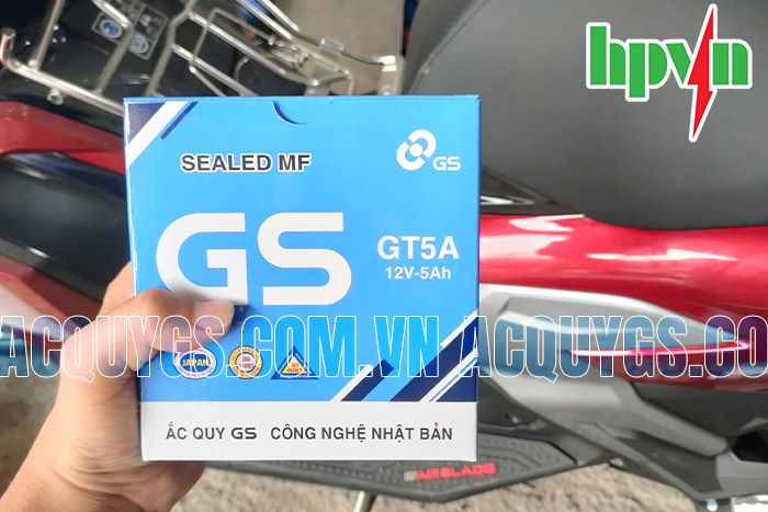 Bình ắc quy GS GT5A sử dụng cho xe gì?