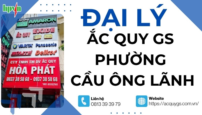 ắc quy gs phường cầu ông lãnh