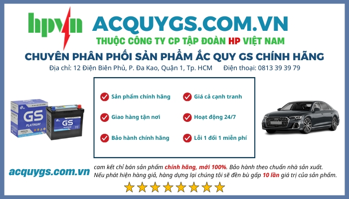 mua bình ắc quy xe Ford Territory chính hãng tại acquygs.com.vn