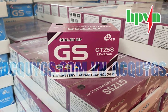 Mua bình ắc quy GS GTZ5S chính hãng tại acquygs.com.vn