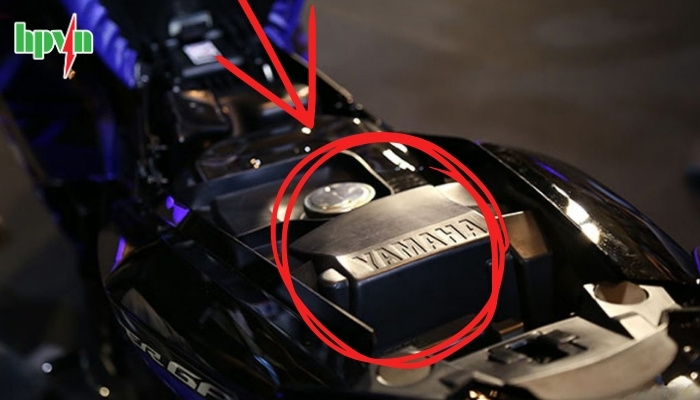 Vị trí bình ắc quy xe exciter 150, 155