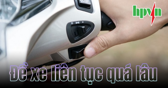 Tránh khởi động xe liên tục trong thời gian ngắn